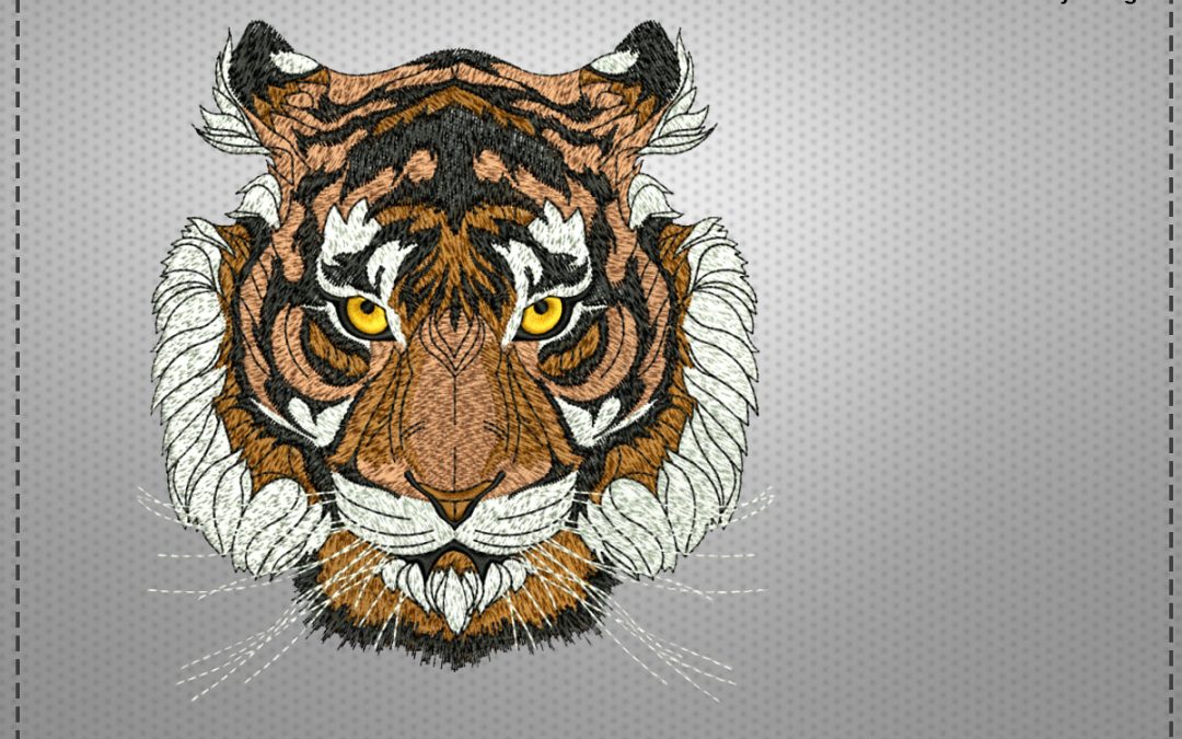 influential_tiger_embroidery_design Embroidery Design