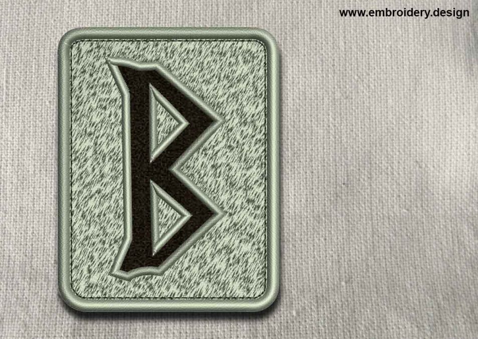 Rune Berkana, transparent background